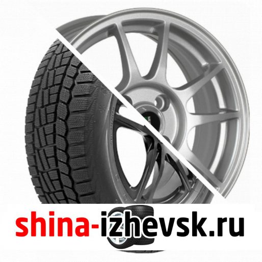 Колесо в сборе Viatti Brina зима (V-521) 185/60 R15 T 84 + Megami MGM-5 6xR15 4×100 ET40 DIA60.1 Серебристый в Ижевске